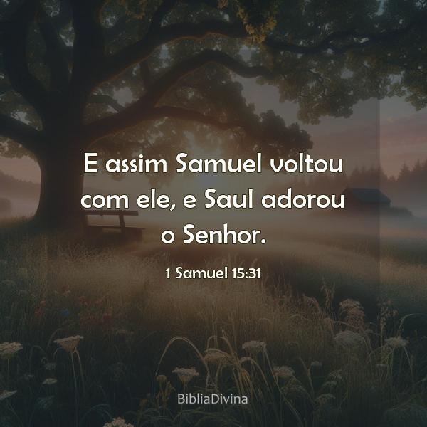 1 Samuel 15:31