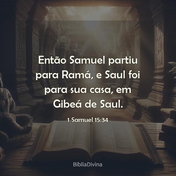 1 Samuel 15:34