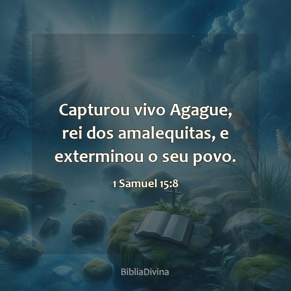 1 Samuel 15:8