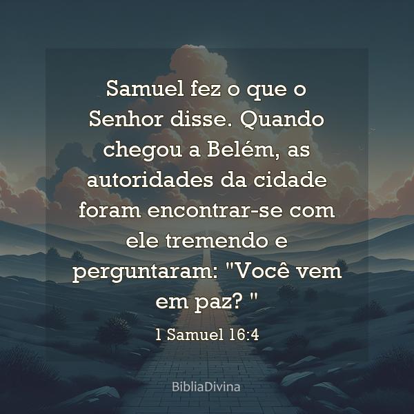 1 Samuel 16:4