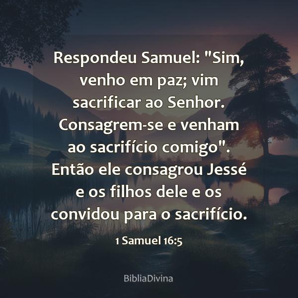 1 Samuel 16:5