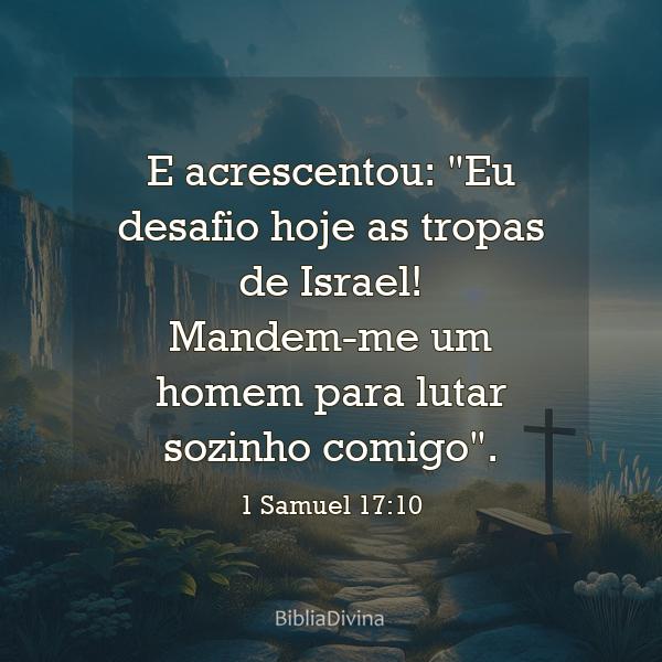 1 Samuel 17:10