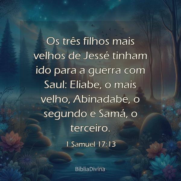 1 Samuel 17:13