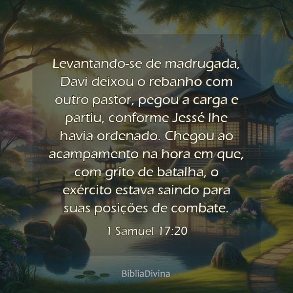 1 Samuel 17:20