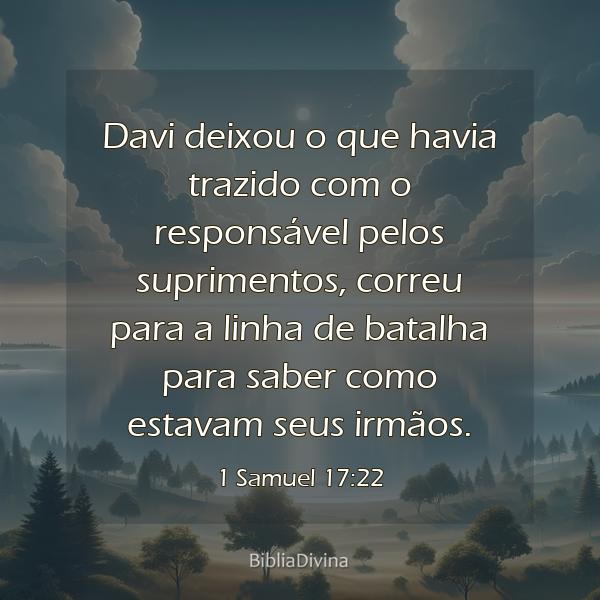 1 Samuel 17:22