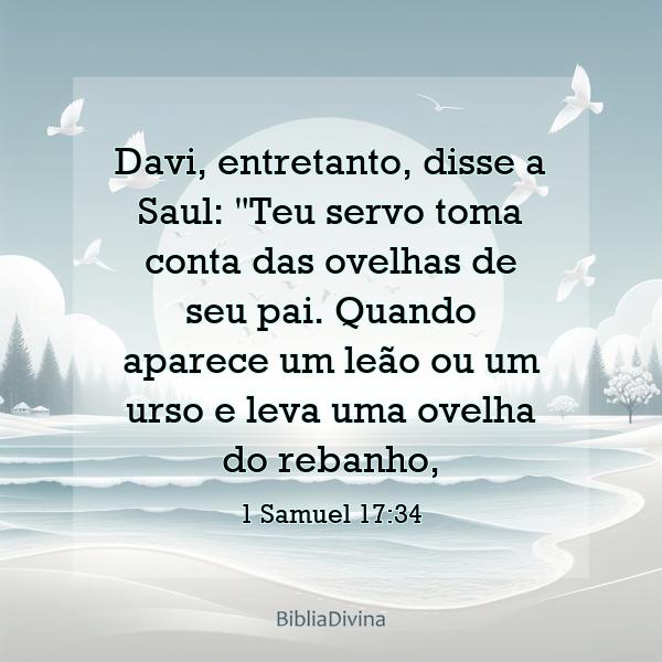 1 Samuel 17:34