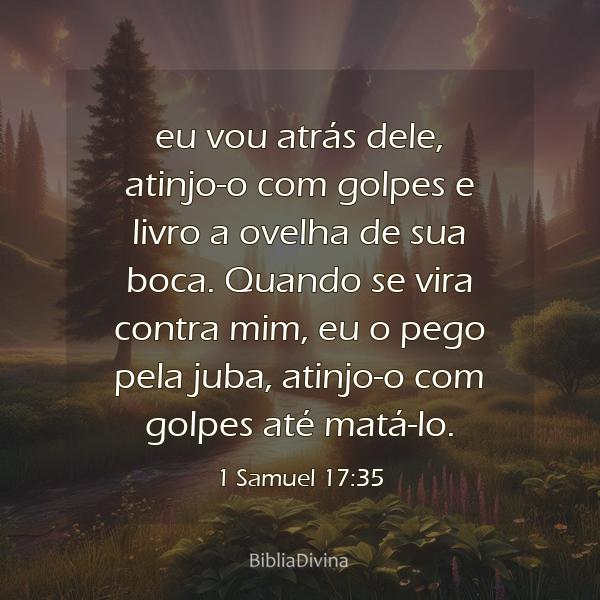 1 Samuel 17:35