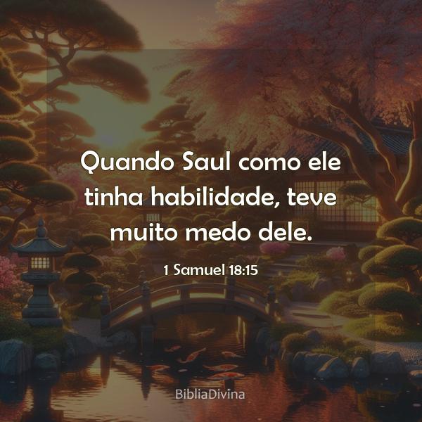 1 Samuel 18:15