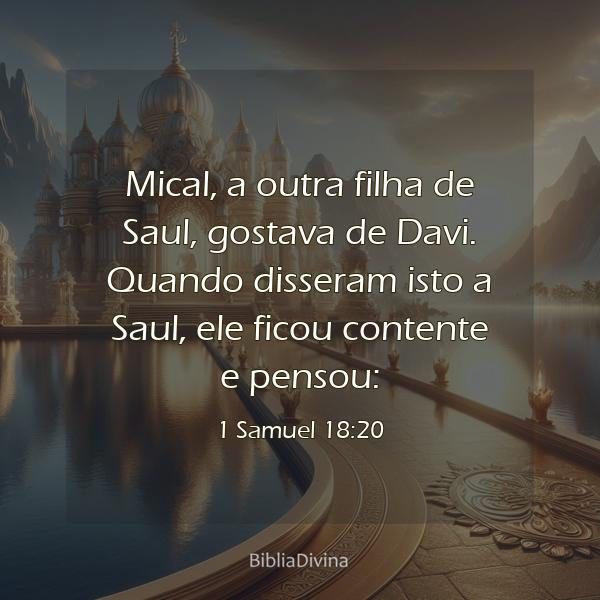 1 Samuel 18:20