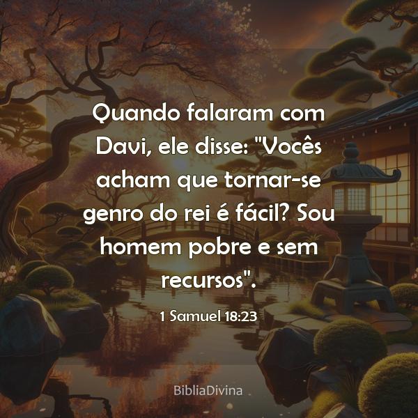 1 Samuel 18:23