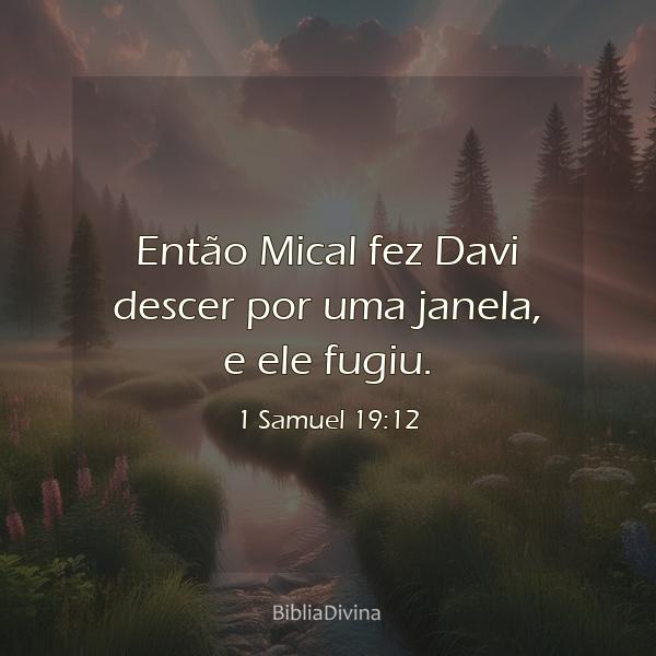 1 Samuel 19:12