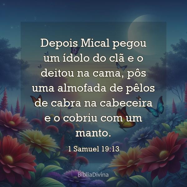 1 Samuel 19:13