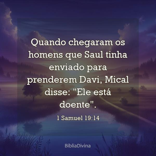 1 Samuel 19:14