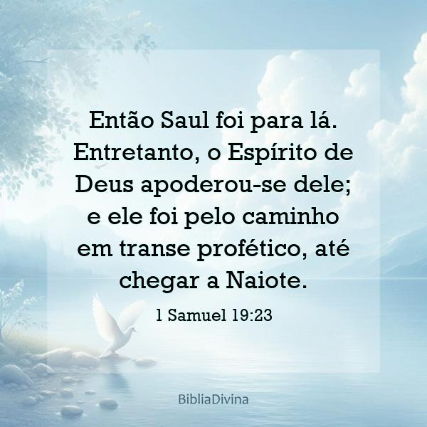 1 Samuel 19:23