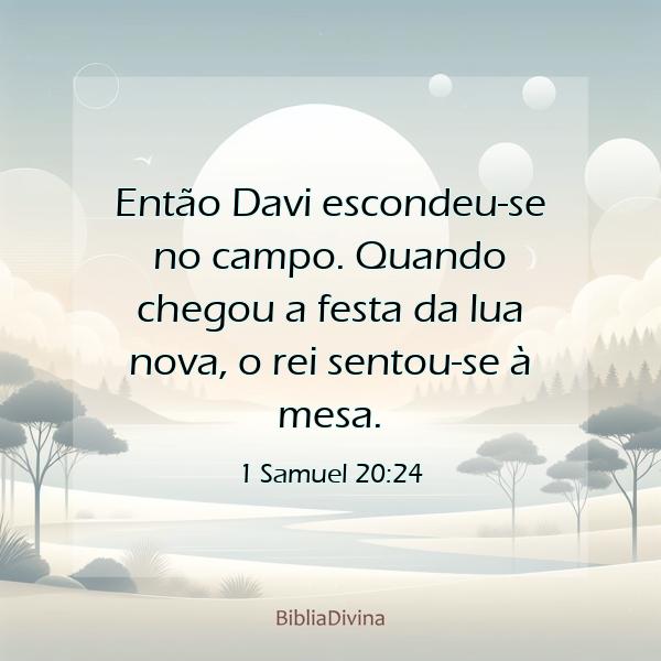 1 Samuel 20:24