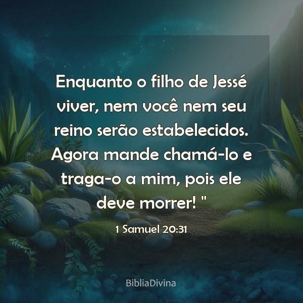 1 Samuel 20:31