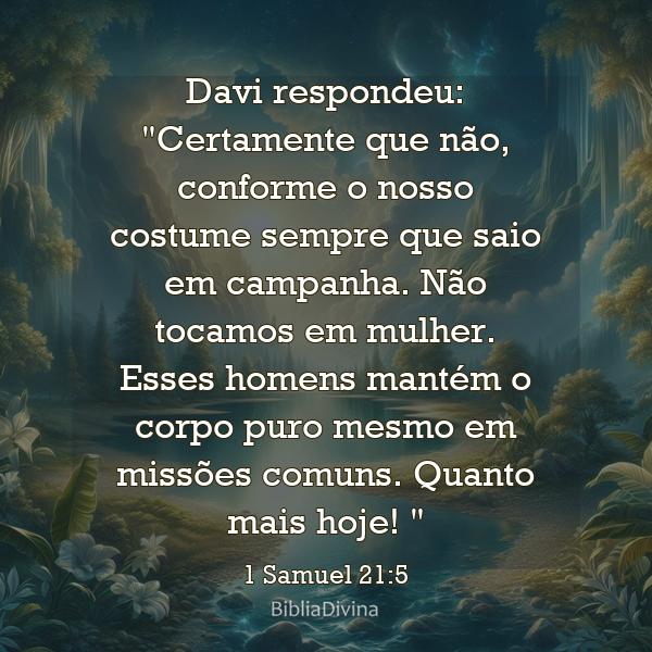 1 Samuel 21:5