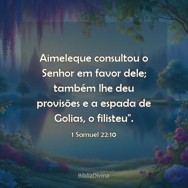 1 Samuel 22:10