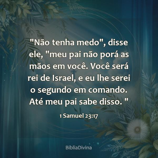 1 Samuel 23:17