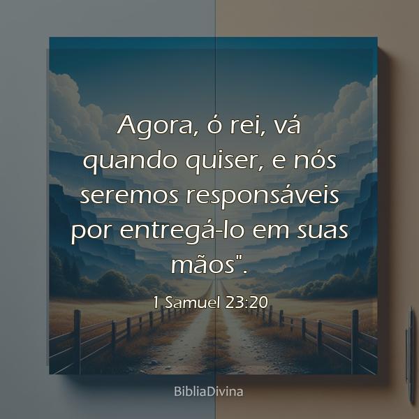 1 Samuel 23:20