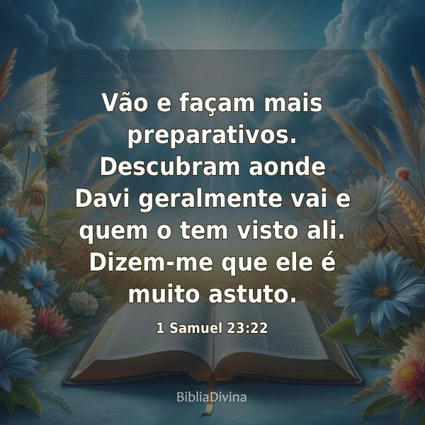 1 Samuel 23:22