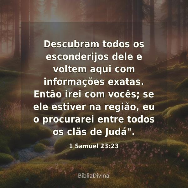 1 Samuel 23:23