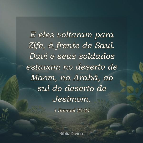 1 Samuel 23:24