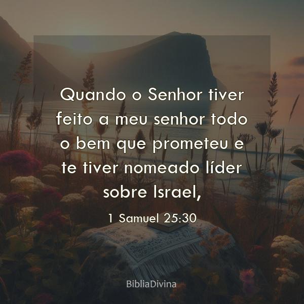 1 Samuel 25:30