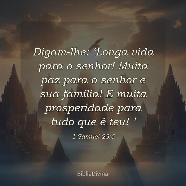 1 Samuel 25:6