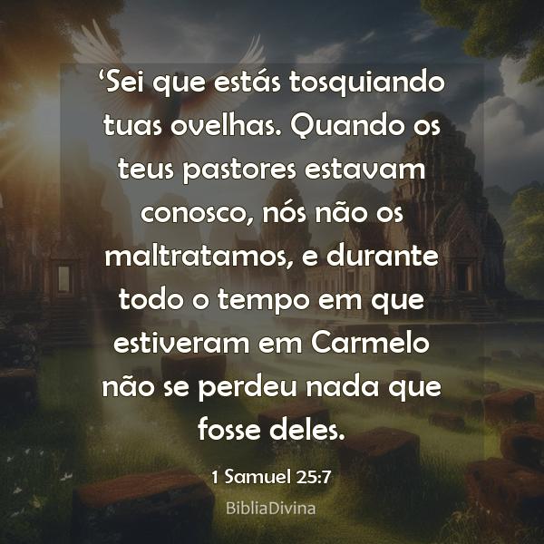 1 Samuel 25:7