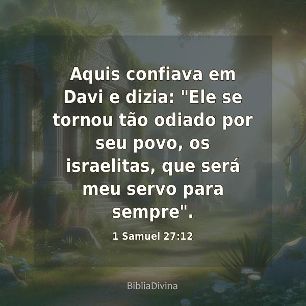 1 Samuel 27:12