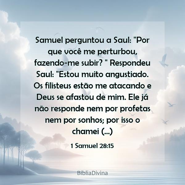 1 Samuel 28:15