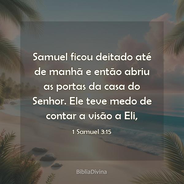 1 Samuel 3:15