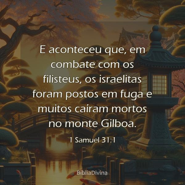 1 Samuel 31:1