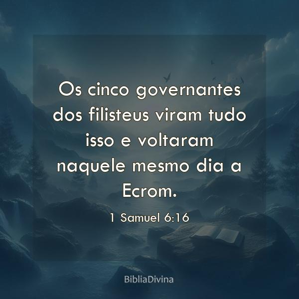 1 Samuel 6:16