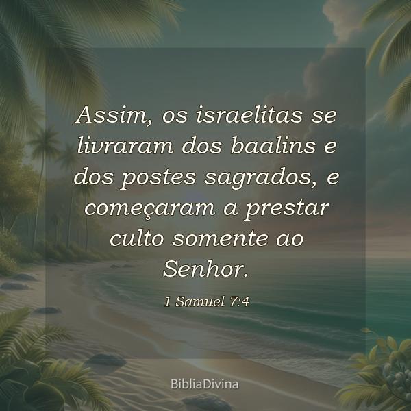 1 Samuel 7:4