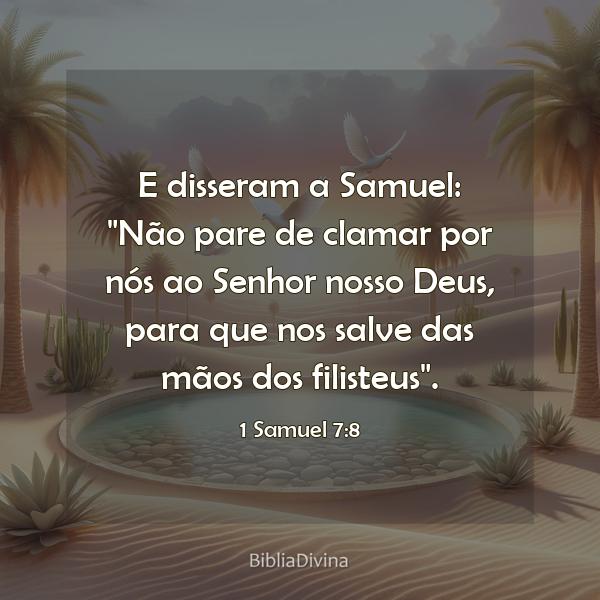 1 Samuel 7:8