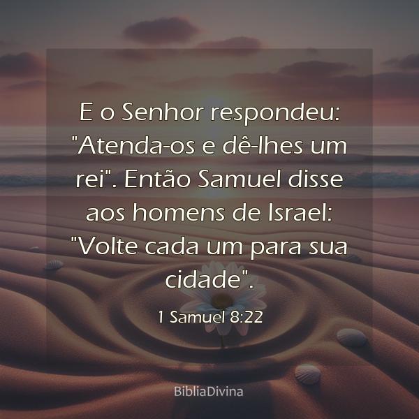 1 Samuel 8:22