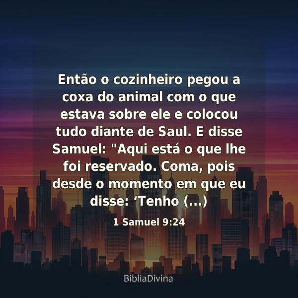 1 Samuel 9:24