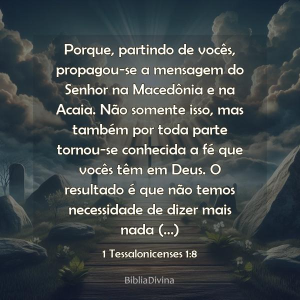 1 Tessalonicenses 1:8