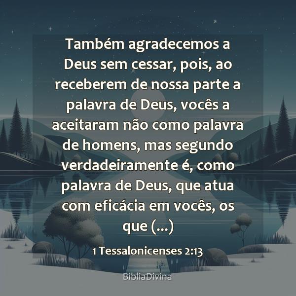 1 Tessalonicenses 2:13