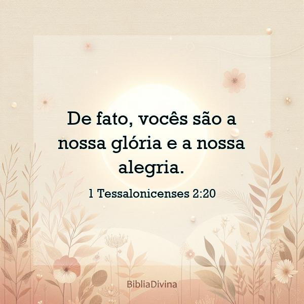 1 Tessalonicenses 2:20