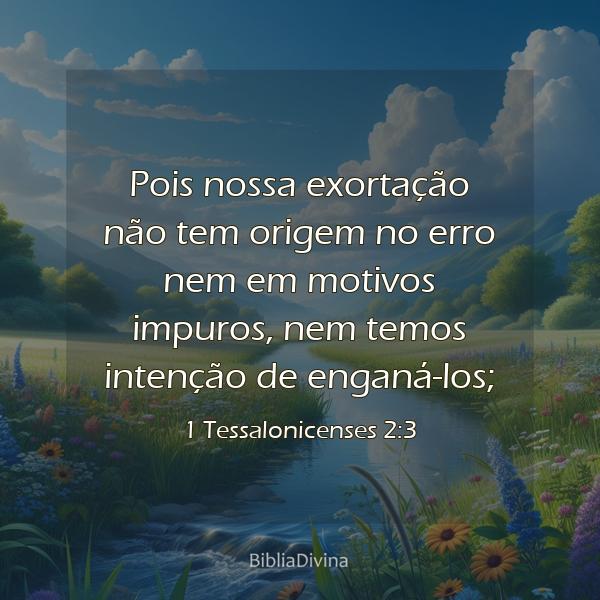 1 Tessalonicenses 2:3