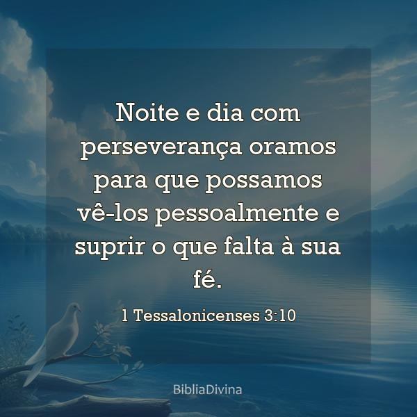 1 Tessalonicenses 3:10