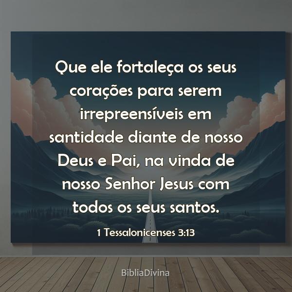 1 Tessalonicenses 3:13