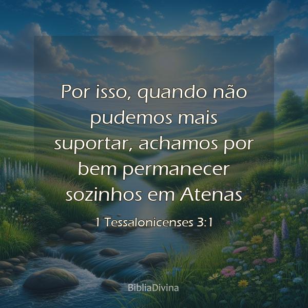 1 Tessalonicenses 3:1