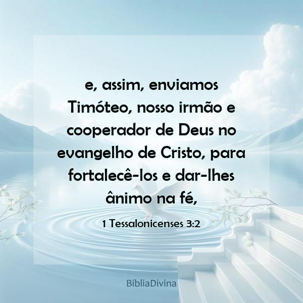 1 Tessalonicenses 3:2