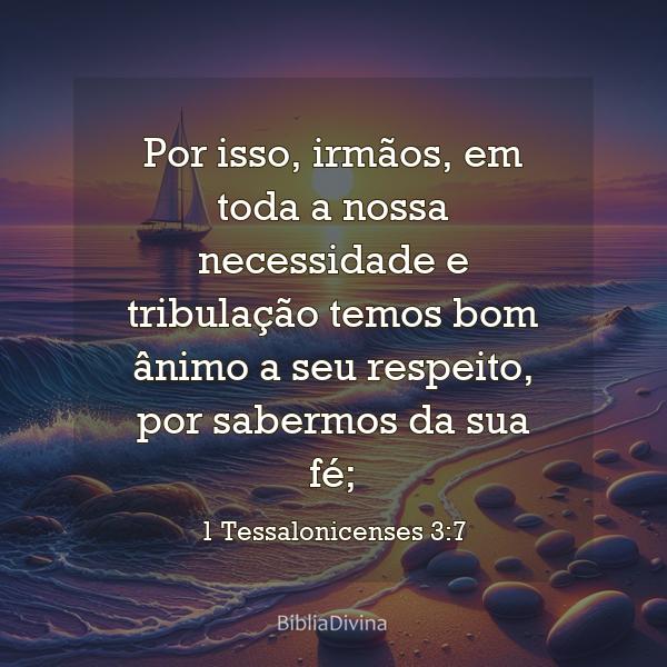 1 Tessalonicenses 3:7