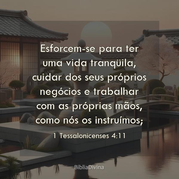 1 Tessalonicenses 4:11