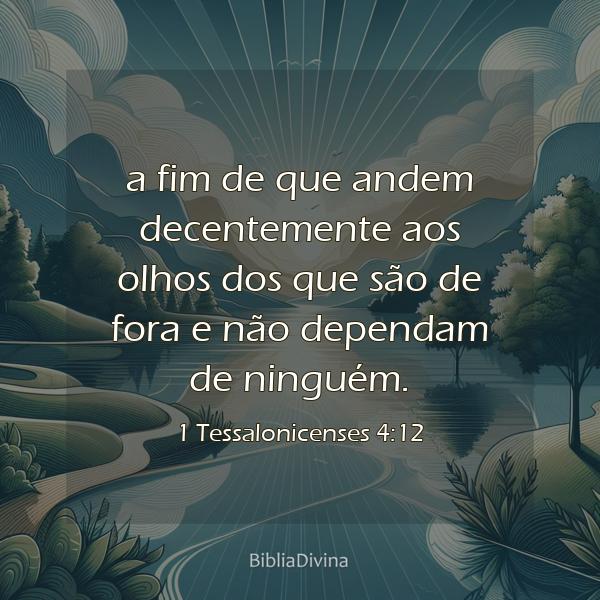 1 Tessalonicenses 4:12